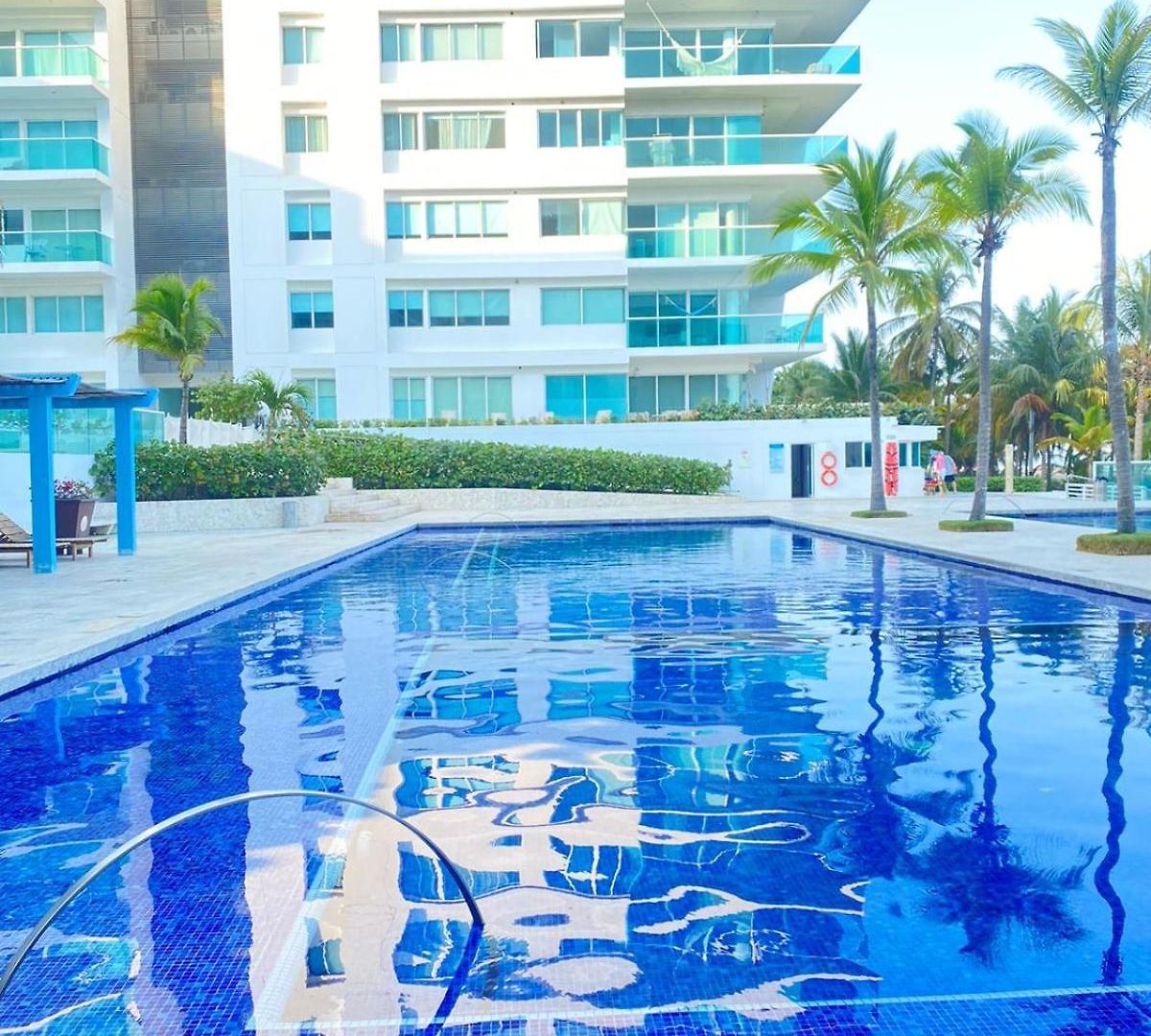Apartamento Vista Directa Al Mar Con Amplia Terraza Y 3 Cartagena