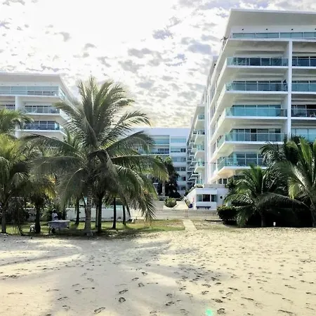 Vista Directa Al Mar Con Amplia Terraza Y 3 Apartamento Cartagena
