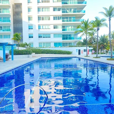 Apartamento Vista Directa Al Mar Con Amplia Terraza Y 3 Cartagena