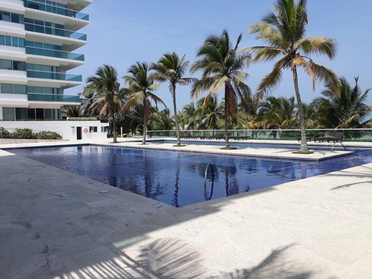 Vista Directa Al Mar Con Amplia Terraza Y 3 Apartamento Cartagena